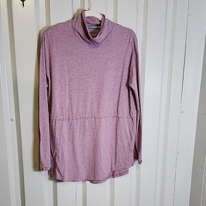 Coolibar Womens Lumaleo Cinched Waist Top Purple Size Medium